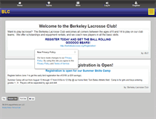 Tablet Screenshot of berkeleylacrosse.org